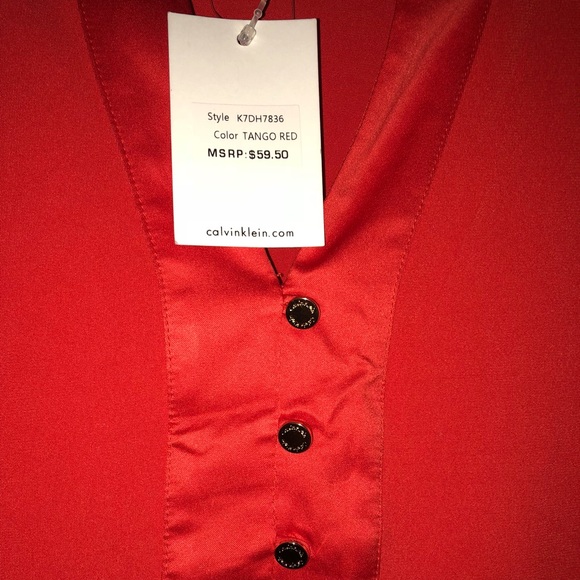 NWT Calvin Klein Blouse - Picture 1 of 3